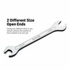 Capri Tools Super-Thin Open End Wrench Set, Metric, 6 to 28 mm, 12-Piece CP11850-12MRK